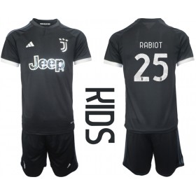 Juventus Adrien Rabiot #25 Tredje Kläder Barn 2023-24 Kortärmad (+ Korta byxor)